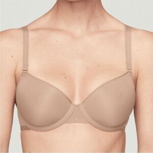 CUUP The Demi Bra Size 34E In Tan Neutral Unlined